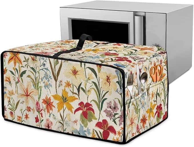Toaster Oven Cover with Pockets, Washable Smart Oven Dust Cover Protective by Garucesta