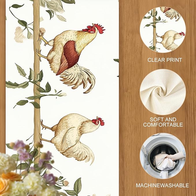 Farmhouse Chicken Table Runner - Image 4
