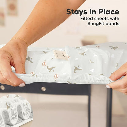 2-Pack Mini Crib Sheets Fitted - Image 6