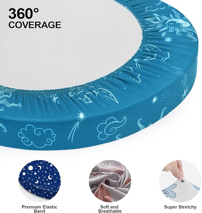 Baby Bassinet Sheets for Baby Boy Girls, Baby Delight, Angelbliss - Image 5