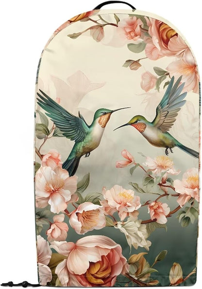 Vintage Flower Hummingbird Print Kitchen Blender Dust Cover - Image 2