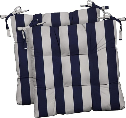 RSH DECOR: Outdoor Foam Seat Cushions Set of 2 | 17" x 17" x 2" | All-Weather by RSHDECOR
