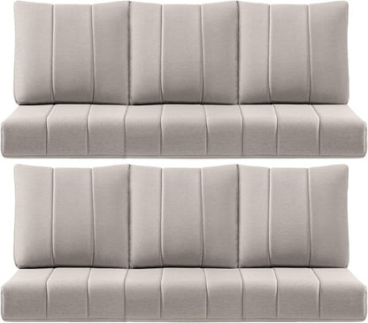 Luxury 24x24x6 Inch Kitty Outdoor Furniture Cushions Set of 6 by ACTREST
