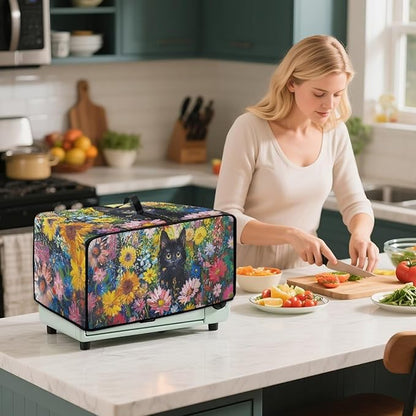 Microwave Oven Dust Cover Heavy Duty Microwave Oven Cover Waterproof Dust-Proof - Image 4