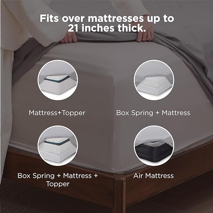 Bedsure Deep Pocket Queen Sheets Set - Image 3