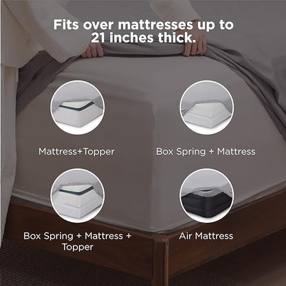 Bedsure Deep Pocket Queen Sheets Set - Image 3