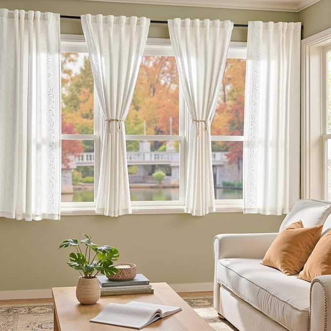 jinchan Winslow Lined Linen Curtains - Image 3