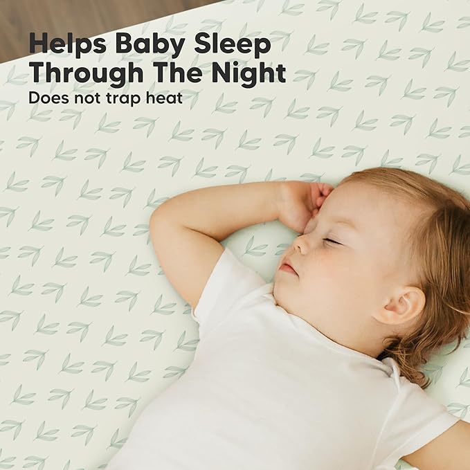 2-Pack Mini Crib Sheets Fitted - Image 5