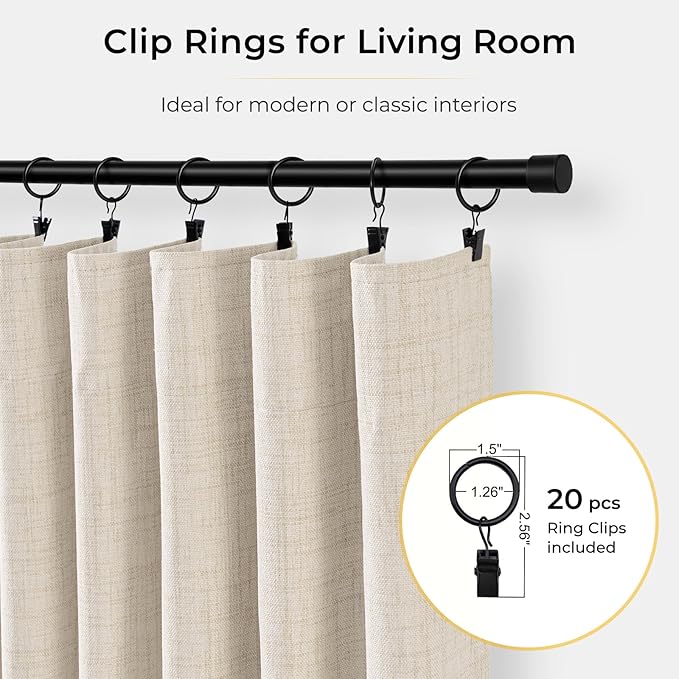 INOVADAY 100% Blackout Curtains - Image 3