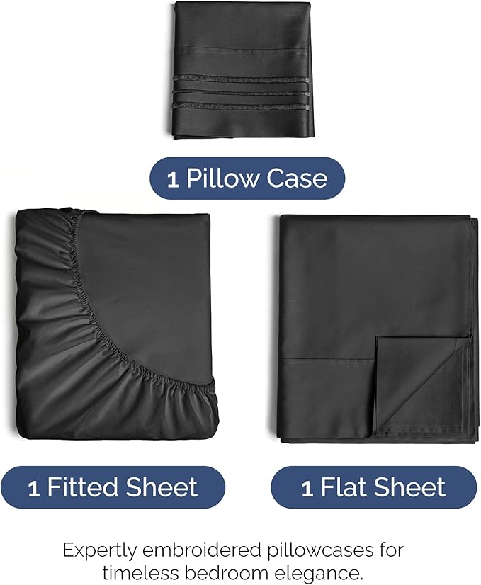 Twin XL Size 3 Piece Sheet Set - Image 2