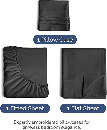 Twin XL Size 3 Piece Sheet Set - Image 2