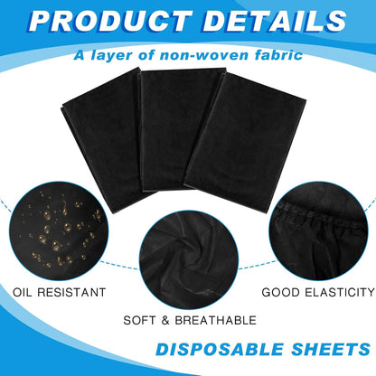 mixweer 30 pcs oilproof and waterproof massage table, close-up detail