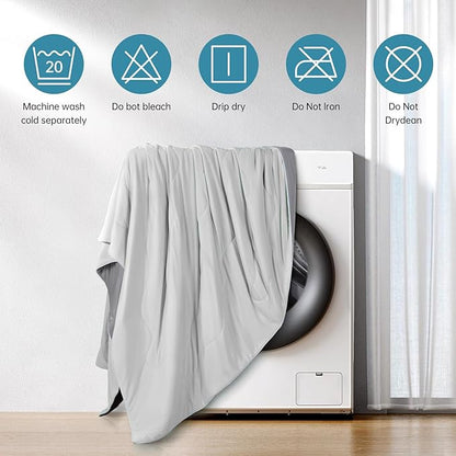 EASELAND Cooling Comforter Queen, Cold Touch Fabric Absorbs Body Heat, - Image 6