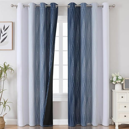 Estelar Textiler Blackout Curtains 90 Inches Long 2 Panels, Light Blocking - Image 2