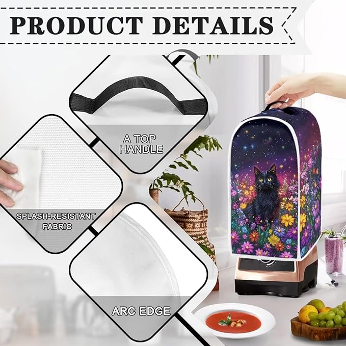 Blender Covers For Kitchen Food Processor Cover Blender Cover Dust Cover Print - Image 4