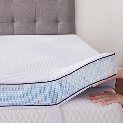 2 Inch Memory Foam Mattress Topper Twin Size by SOOSLEEPY