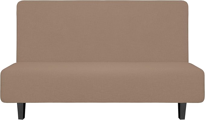 Easy-Going Stretch Futon Slipcover Armless Futon Bed Cover Furniture Protector by Easy-Going