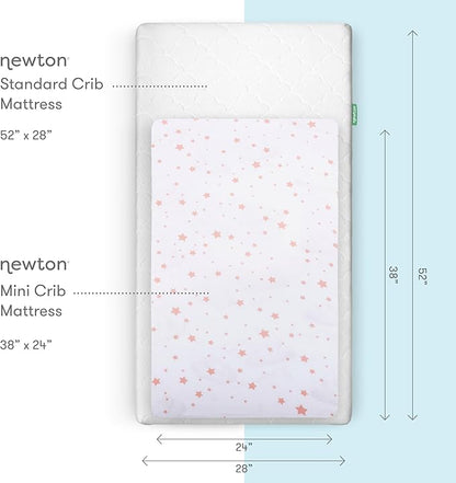 Newton Baby Fitted Mini Crib Sheets | Organic Muslin Cotton, Breathable & Soft - Image 2