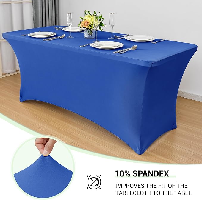 Obstal 8Ft Stretch Spandex Table Cover - Image 2