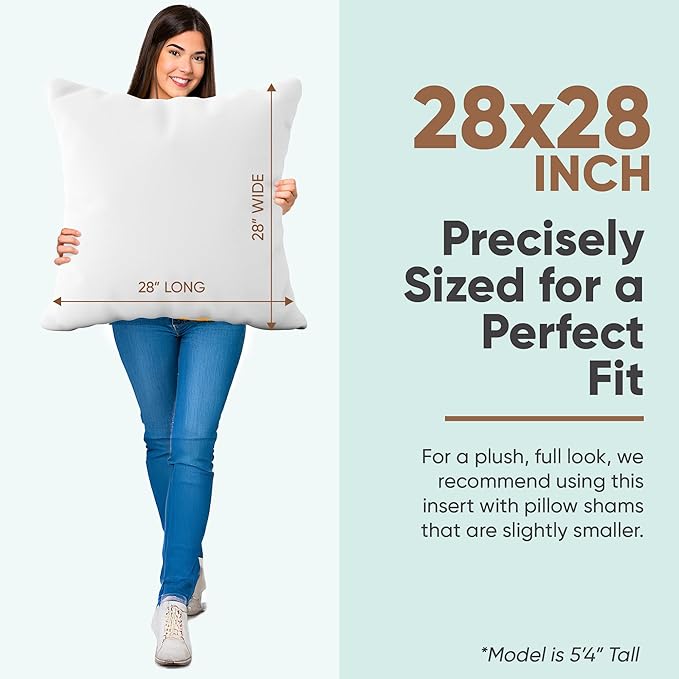 Pillowflex Synthetic Down Pillow Insert - Image 2