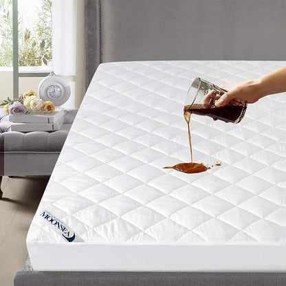 RV King Mattress Topper Pad Protector Waterproof, Absorbent and Quilted - Image 6
