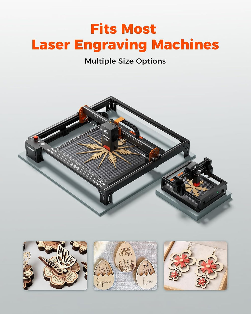 ACMER Honeycomb Laser Bed, 440 x 440mm Cutting Table with Aluminum Panel