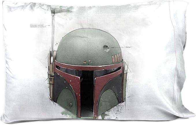 Jay Franco Star Wars The Book of Boba Fett 1 Single Reversible Pillowcase - Image 2