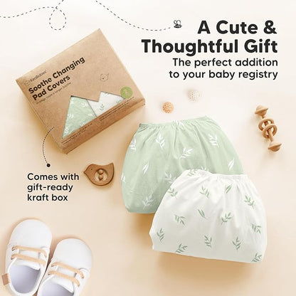 2-Pack Organic Changing Pad Covers - Image 9