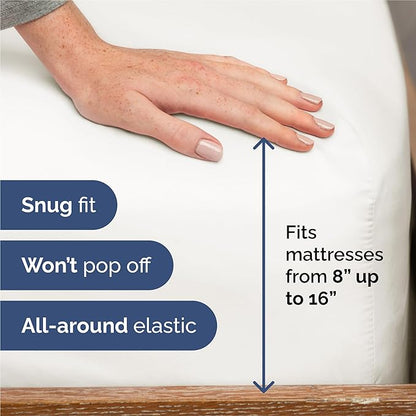 Split King Size 5 Piece Sheet Set - Image 3