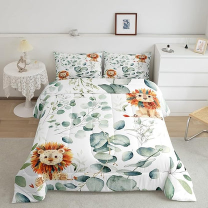 Erosebridal Cute Lion Queen Bedding Sets - Image 2