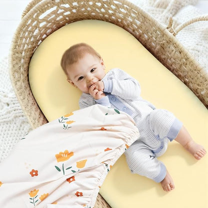 3 Pack Stretchy Bassinet Sheets - Image 5