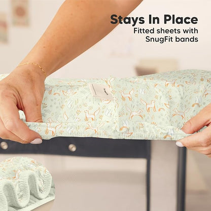 2-Pack Mini Crib Sheets Fitted - Image 6