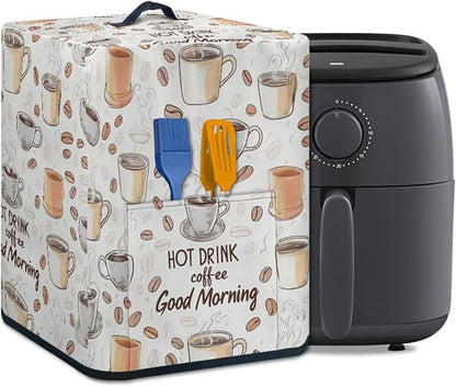 Air Fryer Cover Dust-Proof Kitchen Small Appliance Cover by NETILGEN