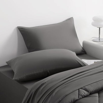 NTBAY Twin Comforter Set with Sheets, 5 Pieces Soft and Breathable Twin Bedding - Image 5