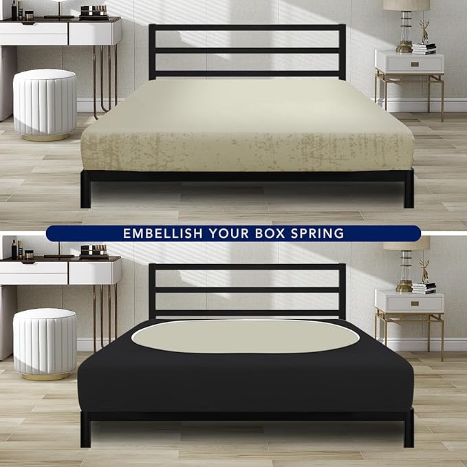 PureFit Stretchy Box Spring Cover Queen - Image 4