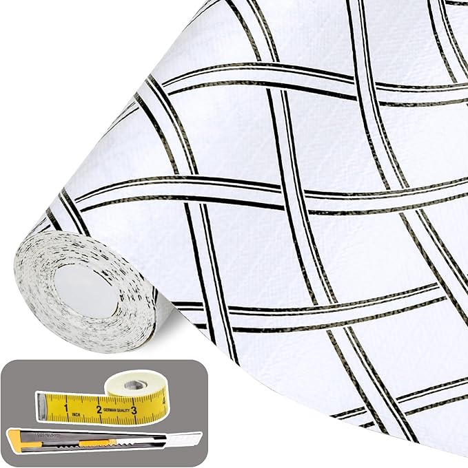 Drawer and Shelf Liner for Kitchen Cabinet: 12 in X 30 Ft Non Slip Waterproof by Kimhan
