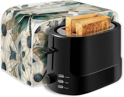 Dragonfly Daisy Toaster Cover 2 Slice Stain Resistant Bakeware Covers，Washable - Image 7