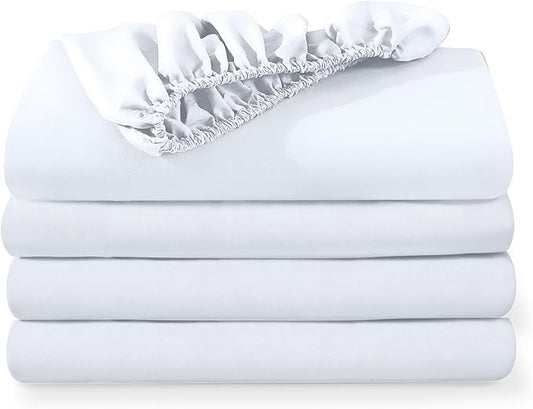 Bare Home 4-Pack Fitted Bottom Sheets by BareHome