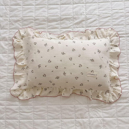 BuLuTu Muslin Toddler Duvet Cover + Duvet Insert, Fits Toddler Bed, Primrose Print