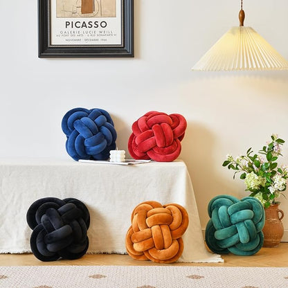 Xuyier Knot Pillow Ball, Decorative Throw Pillows - Image 3