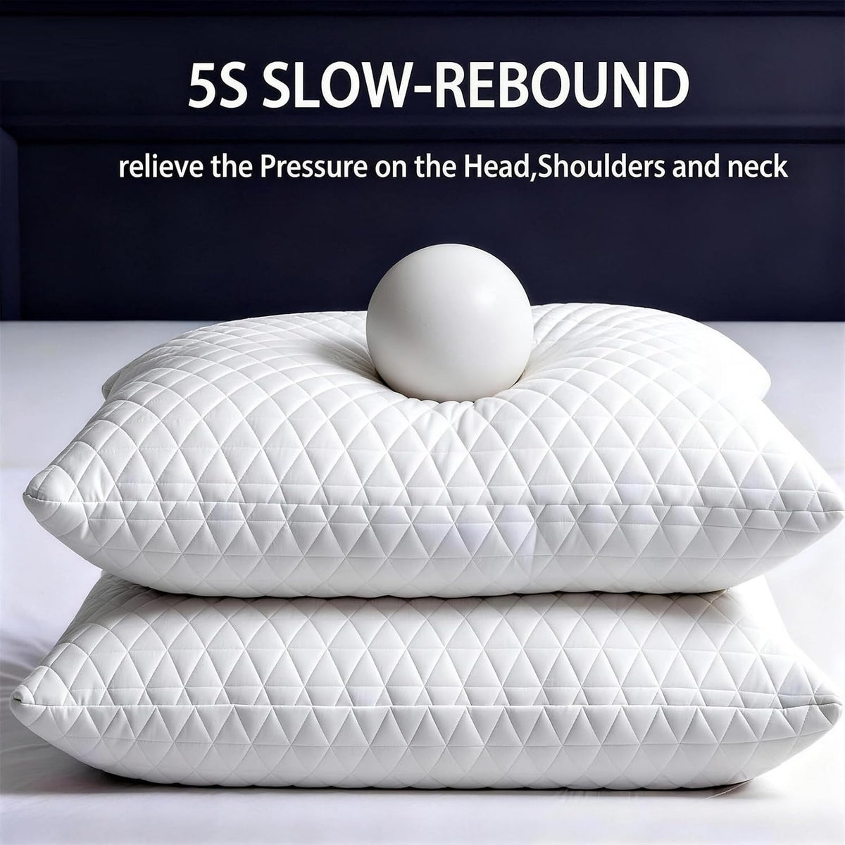 memory foam pillows for side sleepers,firm pillows standard, view 9