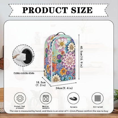 Boho Mandala Blender Cover for Kitchen Small Appliance Dust Cover Floral Food - Image 5
