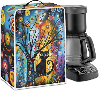 Modern Art Cat Coffee Maker Covers by PJHEQOXE