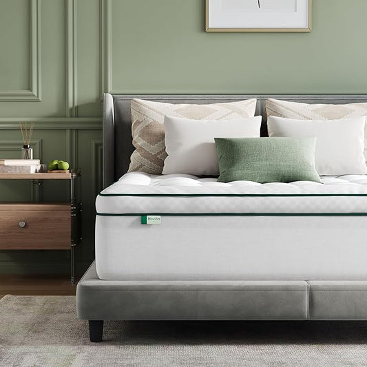 Novilla King Mattress Topper, Extra Thick Pillow Top Mattress Pad by Novilla