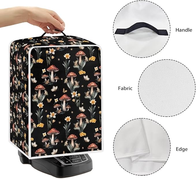 Mumeson Frog Mushroom Coffee Maker Cover, Kitchen Stand Mixer or Coffee Maker - Image 5
