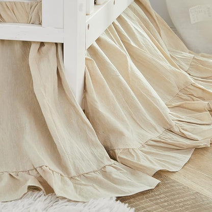 Brandream Boho Bohemian Girl Baby Nursery Crib Bed Skirt Dust Ruffle by Brandream