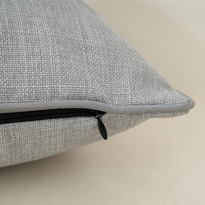 Yangest Patchwork Pillow Cover 20x20 Inch Luxury Cotton and Linen Cushion Cover - Image 4
