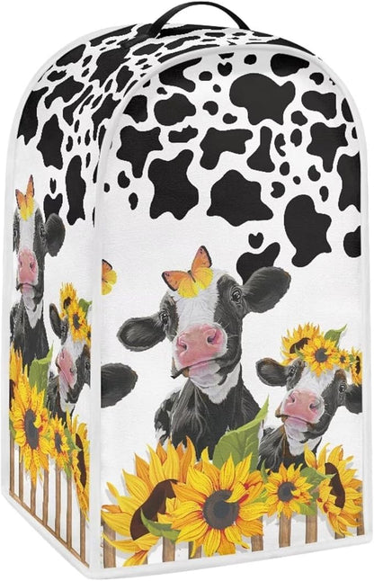 Sunflower Animal Cow Print Blender Dust Covers by Annejudy