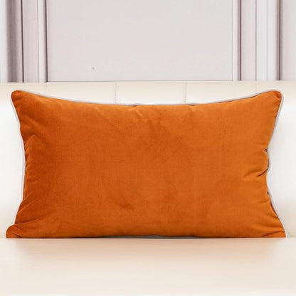 Aeckself European Luxury Velvet Lumbar Throw Pillow Cover 12 x 20 Inch - Image 2
