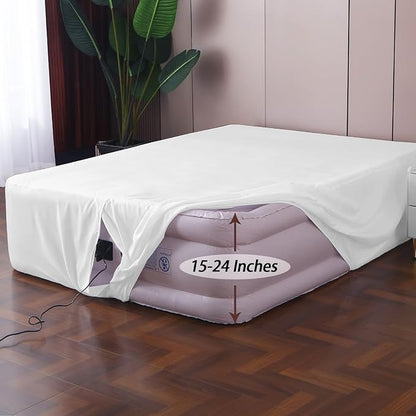 Queen Fitted Sheet for Air Mattress, - Image 4
